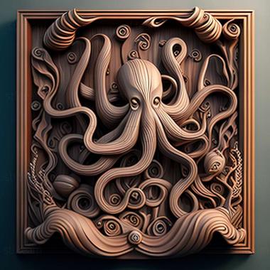 3D модель Pontinus tentacularis (STL)